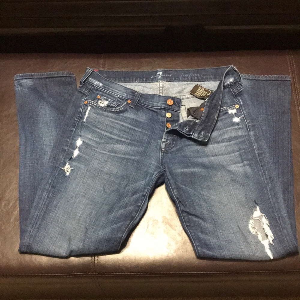 EUC 7 for All Mankind Josefina Skinny Boyfriend